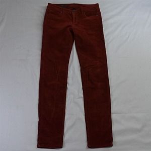 KUT from the Kloth 4 Pumpkin Spice Orange Corduroy Diana Skinny Stretch Pants‎